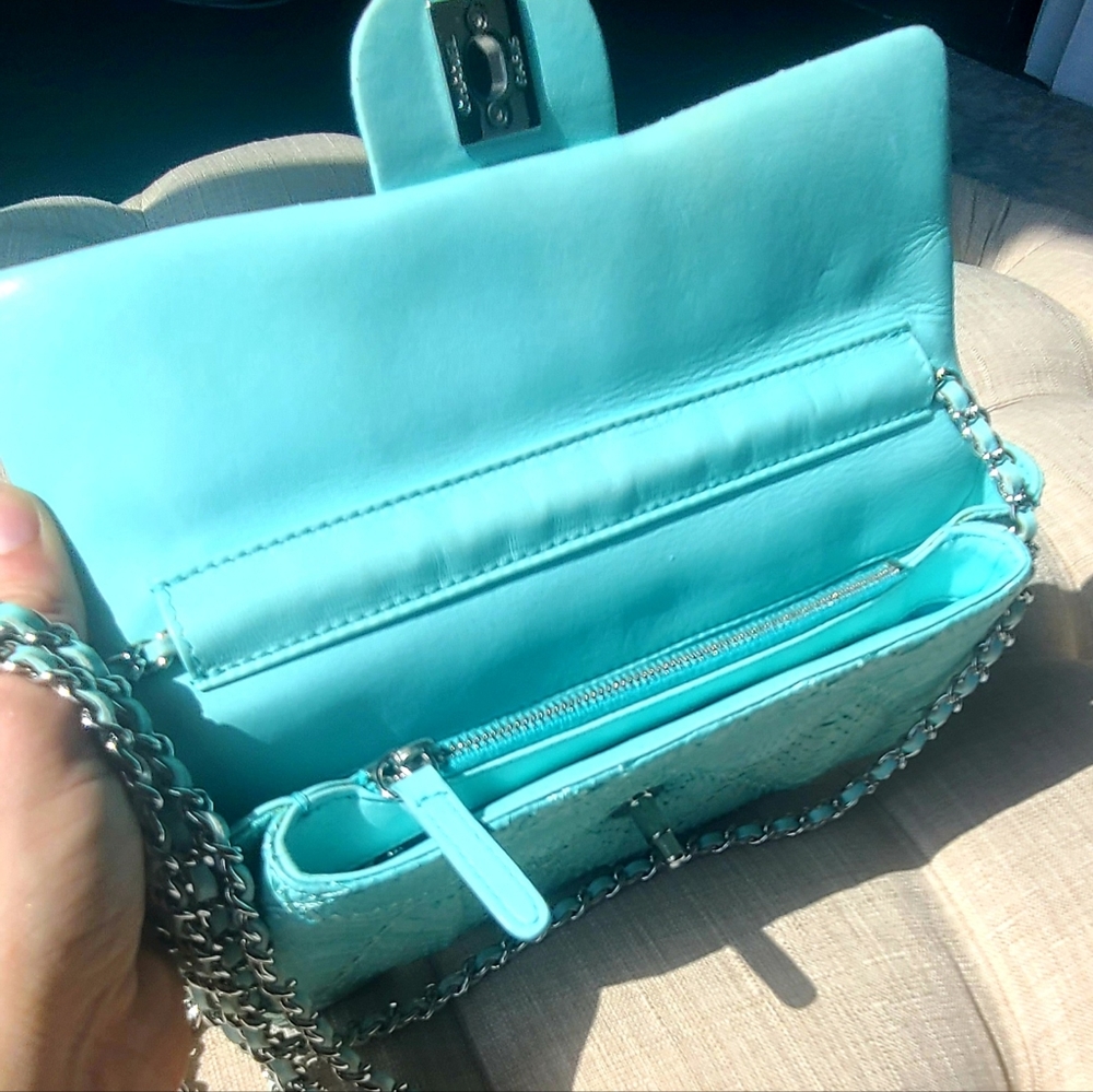 Chanel Python Classic Flap Bag - image 7